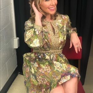 1960s brocade cocktail dress